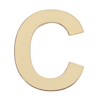 Au Naturale 14k Gold Initial Single Stud Earring