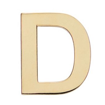 Au Naturale 14k Gold Initial Single Stud Earring