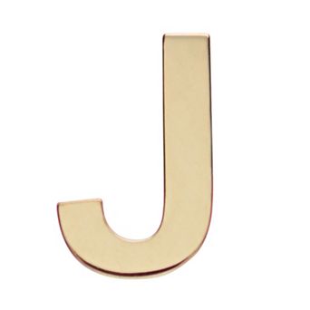 Au Naturale 14k Gold Initial Single Stud Earring
