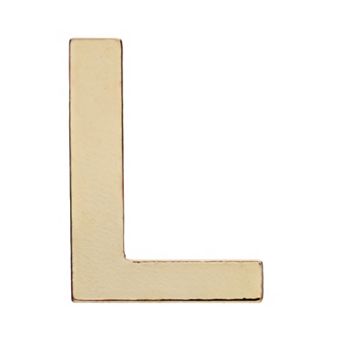 Au Naturale 14k Gold Initial Single Stud Earring