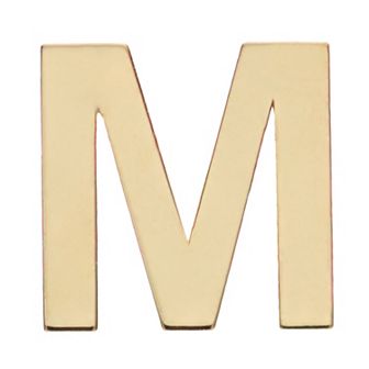 Au Naturale 14k Gold Initial Single Stud Earring