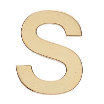 Au Naturale 14k Gold Initial Single Stud Earring