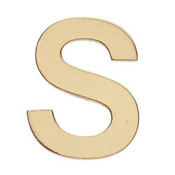 Au Naturale 14k Gold Initial Single Stud Earring