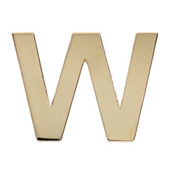 Au Naturale 14k Gold Initial Single Stud Earring