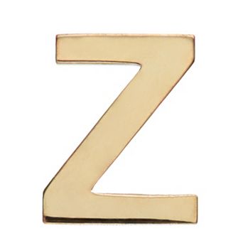Au Naturale 14k Gold Initial Single Stud Earring