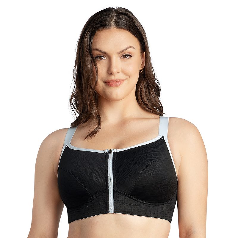 Women's Parfait Wave Wireless Sports Bra P6052, Size: 38 FF, Black