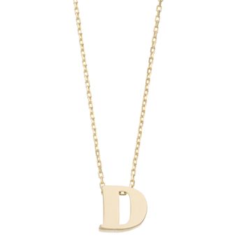Au Naturale 14k Gold Initial Pendant Necklace