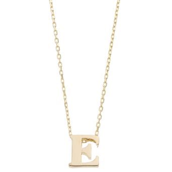 Au Naturale 14k Gold Initial Pendant Necklace