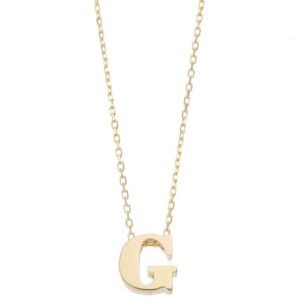 Au Naturale 14k Gold Initial Pendant Necklace