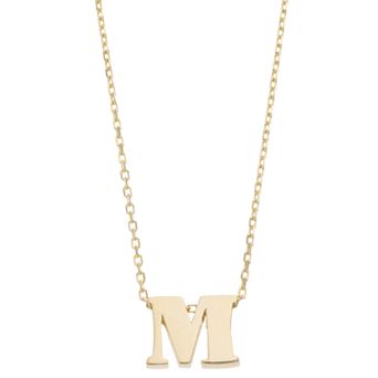 Au Naturale 14k Gold Initial Pendant Necklace