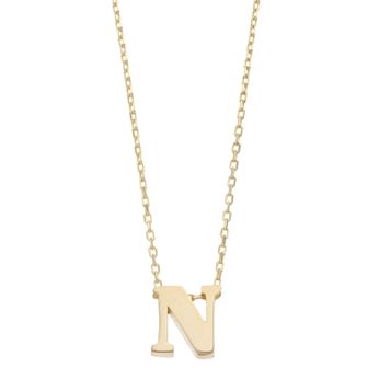 Au Naturale 14k Gold Initial Pendant Necklace