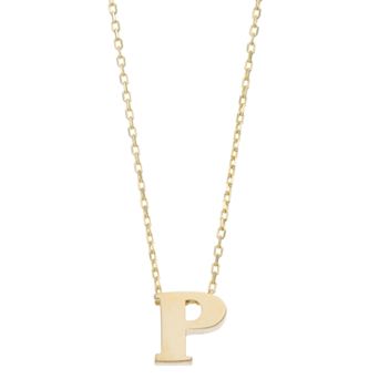 Au Naturale 14k Gold Initial Pendant Necklace