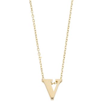 Au Naturale 14k Gold Initial Pendant Necklace