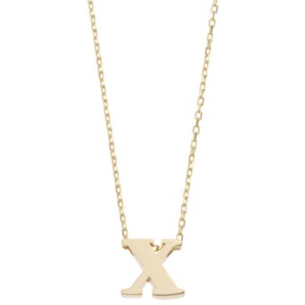 Au Naturale 14k Gold Initial Pendant Necklace