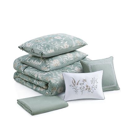 Madison Park Mirabella 6-Piece Comforter Set With Coordinating Pillows