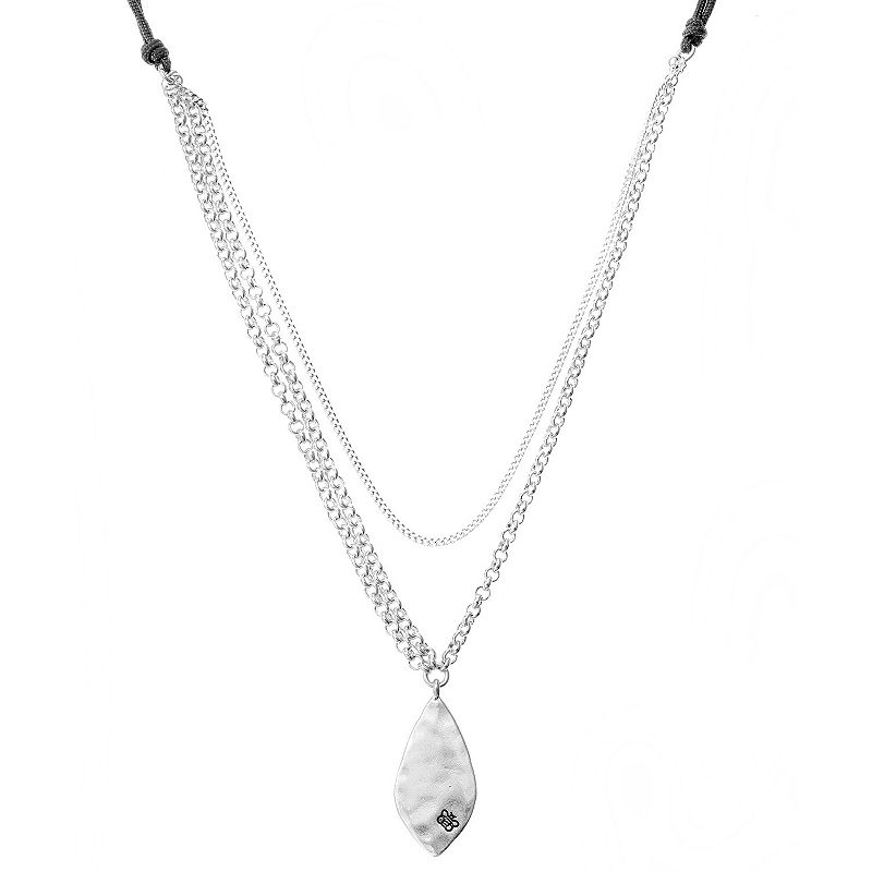 Bella Uno Silver Tone Long Necklace, Womens, Size: 18