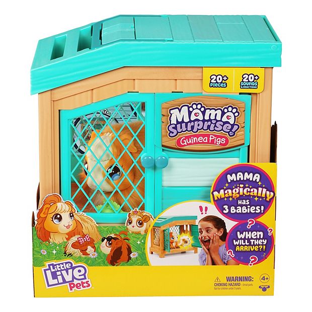 Little Live Pets Mama Surprise Guinea Pigs Interactive Toy and