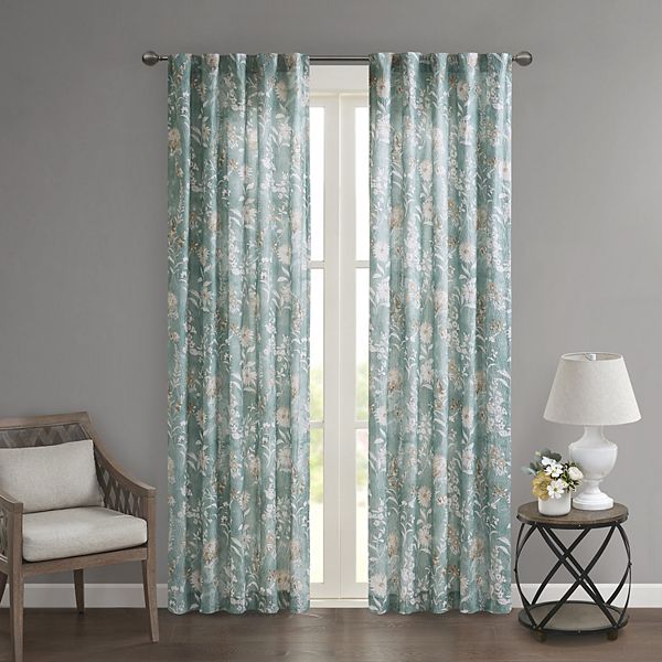 Madison Park Mirabella Light Filtering 2Pack Rod Pocket and Back Tab