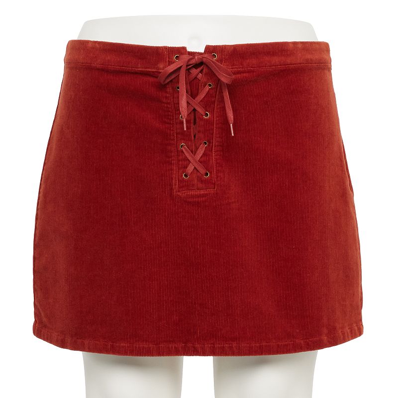 Women's corduroy hotsell skirt kohls