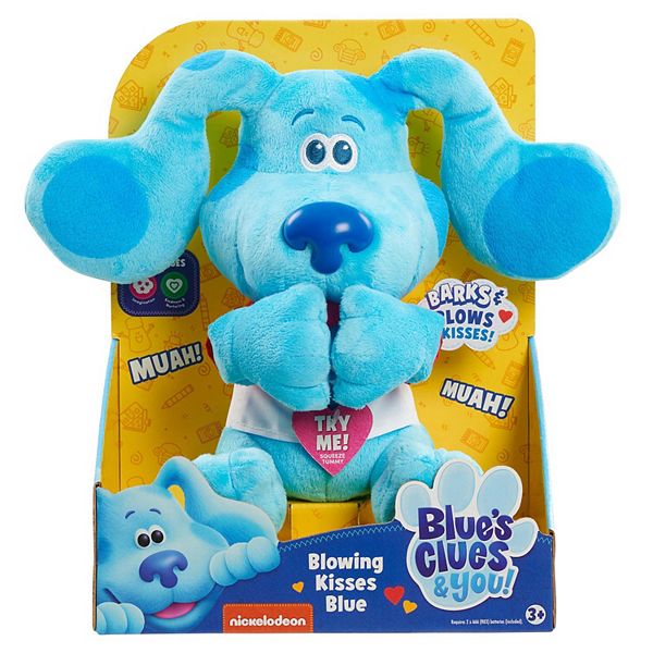 Just Play Blues Clues And You Blowing Kisses Blue Plush Toy 9841