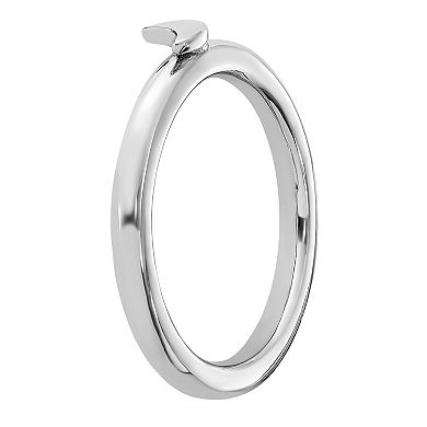Stacks & Stones Sterling Silver Stackable Moon Ring