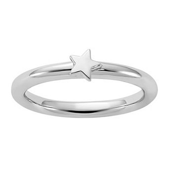 Stacks & Stones Sterling Silver Stackable Star Ring
