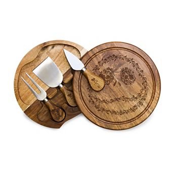 Disney's Nightmare Before Christmas Jack Acacia Brie Cheese Cutting Board & Tools Set