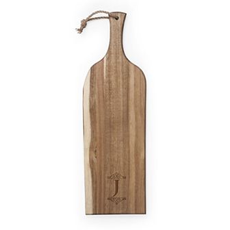 Toscana Monogram Artisan 24 in Acacia Serving Plank