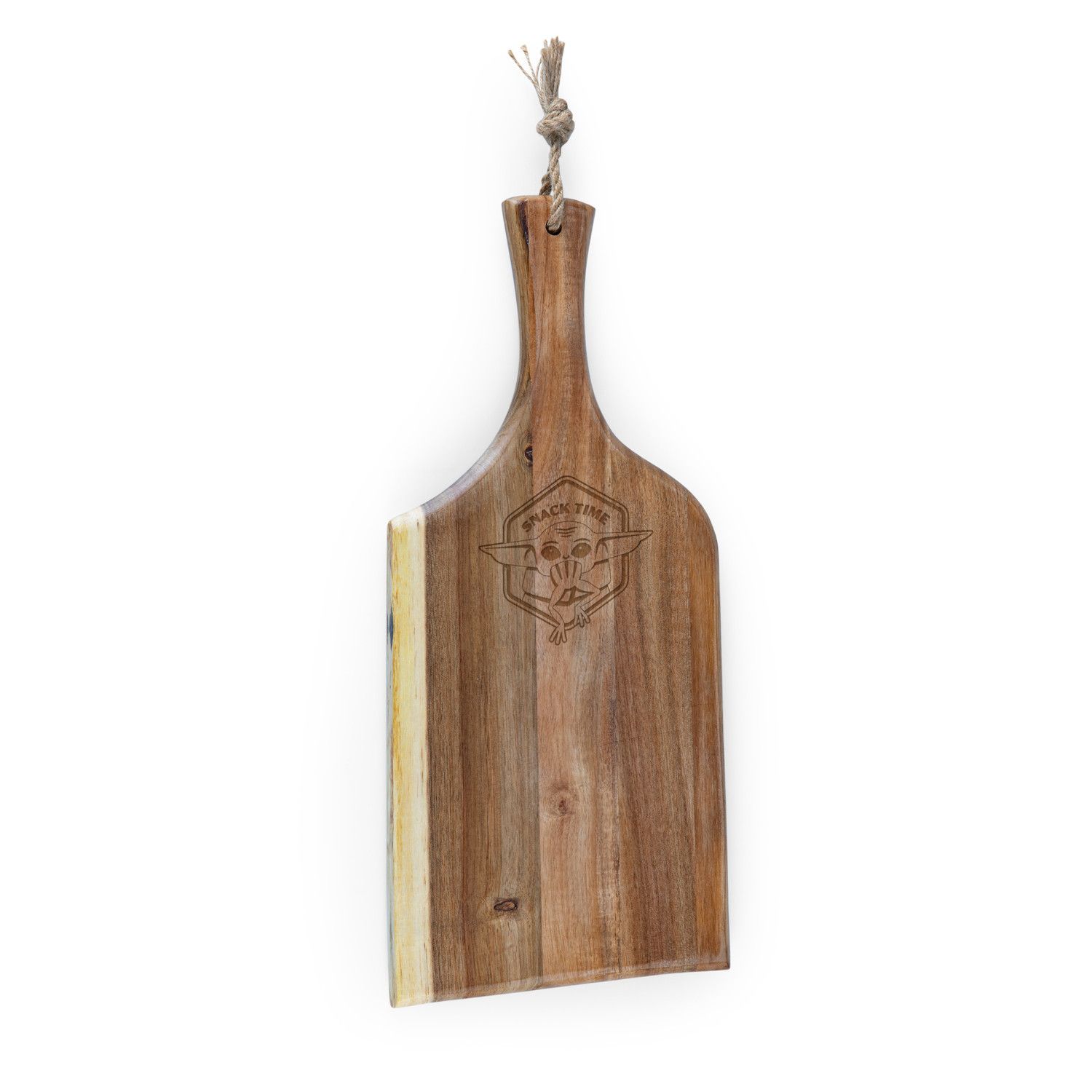 SABATIER PREP&SERVE ACACIA WOOD & WHITE STONE CUTTING BOARD, 8x18