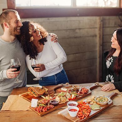 Disney's Nightmare Before Christmas Jack & Sally Artisan 24-in. Acacia Serving Plank