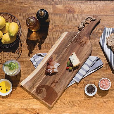 Disney's Nightmare Before Christmas Jack & Sally Artisan 24-in. Acacia Serving Plank