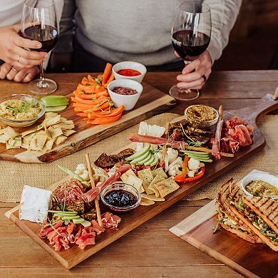 Disney's Nightmare Before Christmas Jack & Sally Artisan 24-in. Acacia Serving Plank