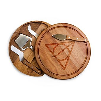 Toscana Harry Potter Deathly Hallows Acacia Circo Cheese Cutting Board & Tools Set