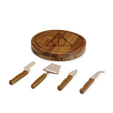 Toscana Harry Potter Deathly Hallows Acacia Circo Cheese Cutting Board & Tools Set