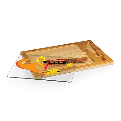 Disney's The Incredibles Icon Glass Top Cutting Board & Knife Set