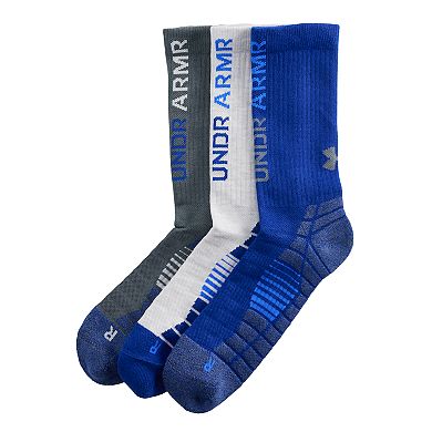 Men's Under Armour 3-Pack Elevated Crew Socks