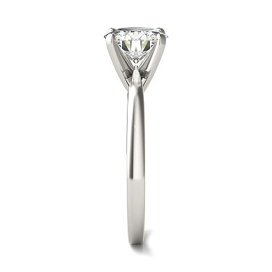 Charles & Colvard 14k White Gold 1 9/10 Carat T.W. Lab-Created Moissanite Solitaire Engagement Ring