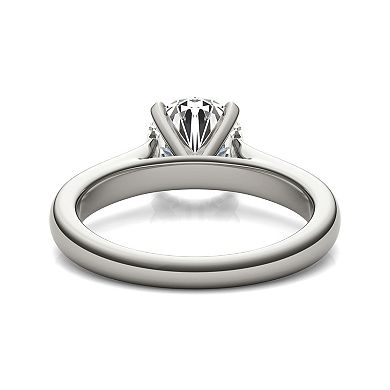 Charles & Colvard 14k White Gold 1 9/10 Carat T.W. Lab-Created Moissanite Solitaire Ring