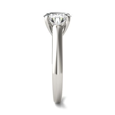 Charles & Colvard 14k White Gold 1 9/10 Carat T.W. Lab-Created Moissanite Solitaire Ring