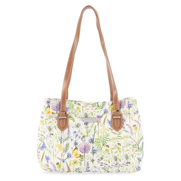 Denise canvas shoulder discount bag