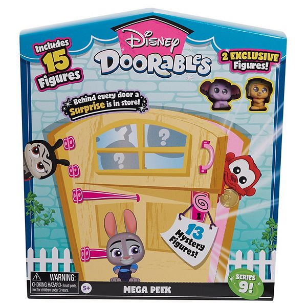 Disney Doorables Series 8, 9 & 10 VILLAGE Peek Playset [24 RANDOM Figures]