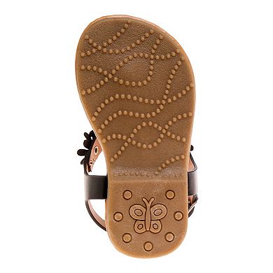 Beverly Hills Polo Club Toddler Girls' Thong Sandals