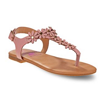 Beverly Hills Polo Club Toddler Girls' Thong Sandals