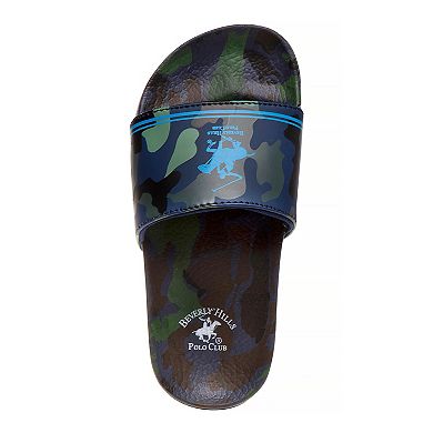 Beverly Hills Polo Club Toddler Boys' Camouflage Slide Sandals