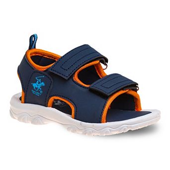 Beverly Hills Polo Club Toddler Boys' Sport Hook-and-Loop Tape Sandals