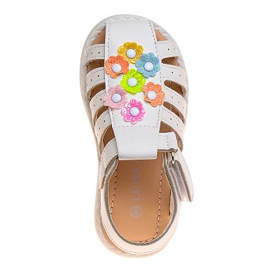 Laura Ashley Girls' Flower Sandals