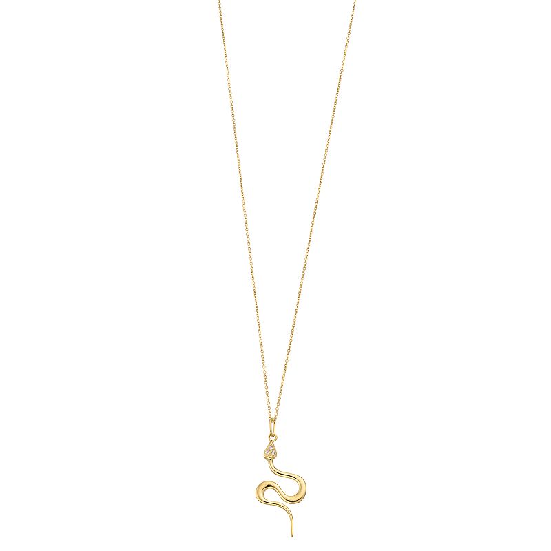 60068234 Au Naturale 10k Gold Snake Pendant Necklace, Women sku 60068234