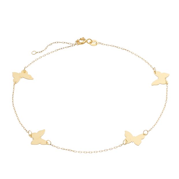 Kohls gold deals anklet