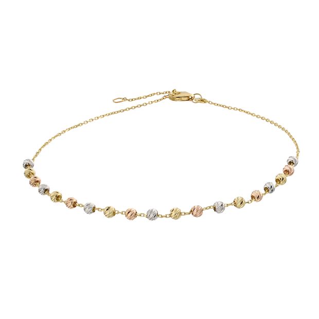 Kohls gold deals anklet