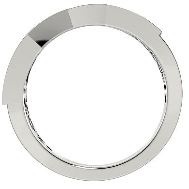 Men's Sterling Silver Blue Topaz & Blue Enamel Ring